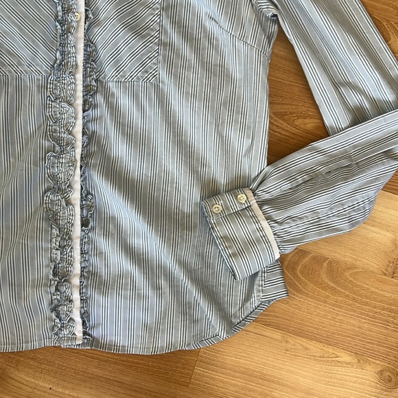 Vintage BCBGMAXAZRIA Button Down Shirt - Picture 11 of 16
